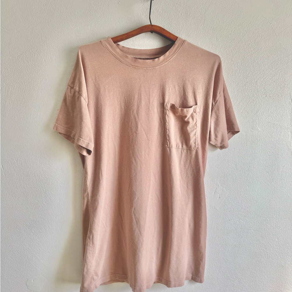 Mate Pink Short-sleeve Sleep Dress Women’s L